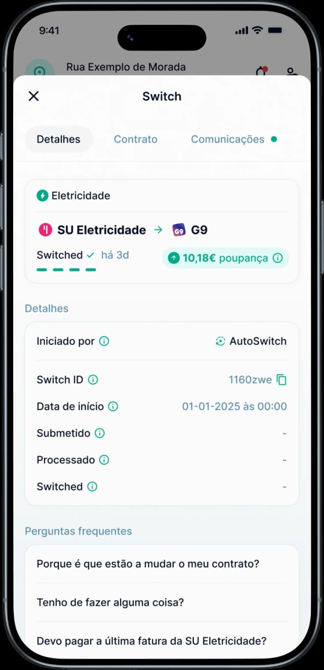 Acompanha os teus switches em tempo real. Sempre em controlo