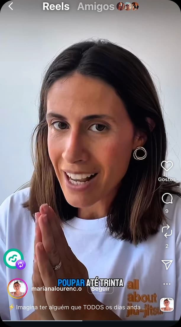 Miniatura de outro reel no Instagram