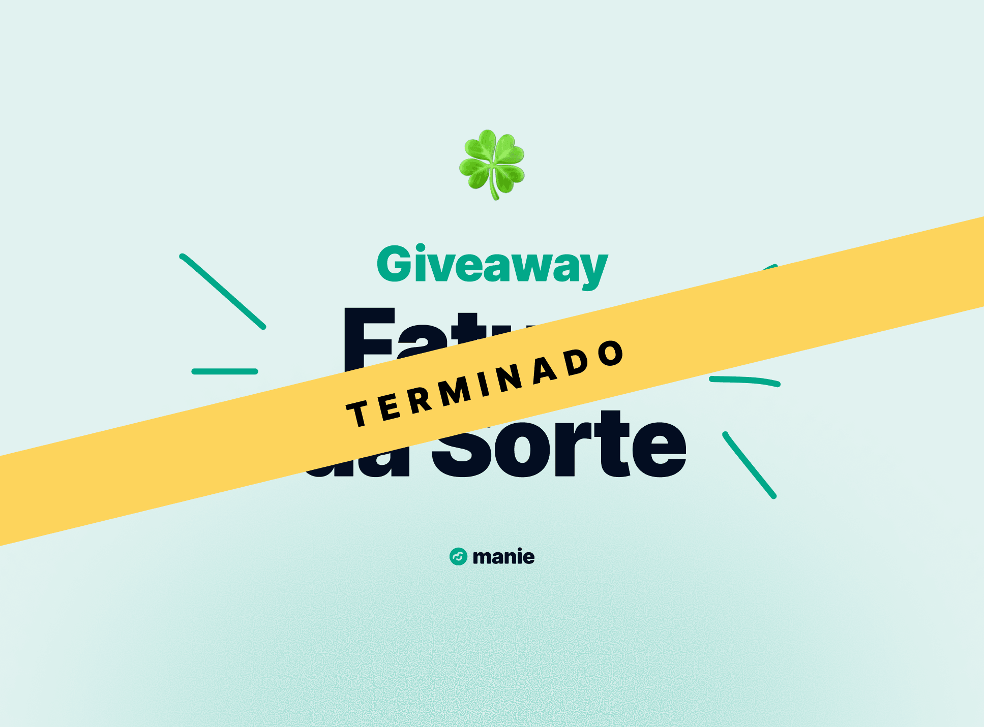 Giveaway: “Fatura da Sorte” ⚡️